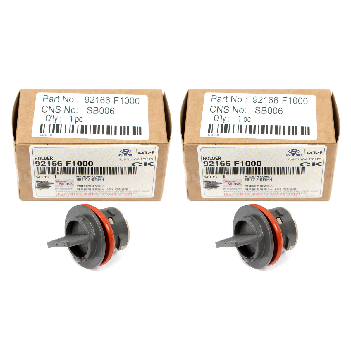 GENUINE Turn Signal Lamp Sockets 2pcs for 2019-23 Kona / EV Veloster / N Sorento