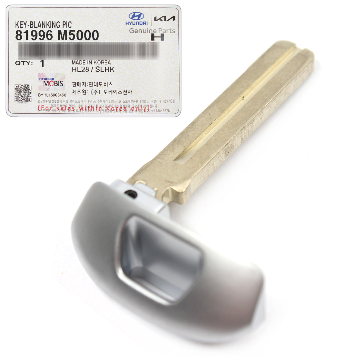 GENUINE FOB Keyless Entry Remote Blank Key for 2020, 2021, 2022, 23 Hyundai Sonata 95440L1060