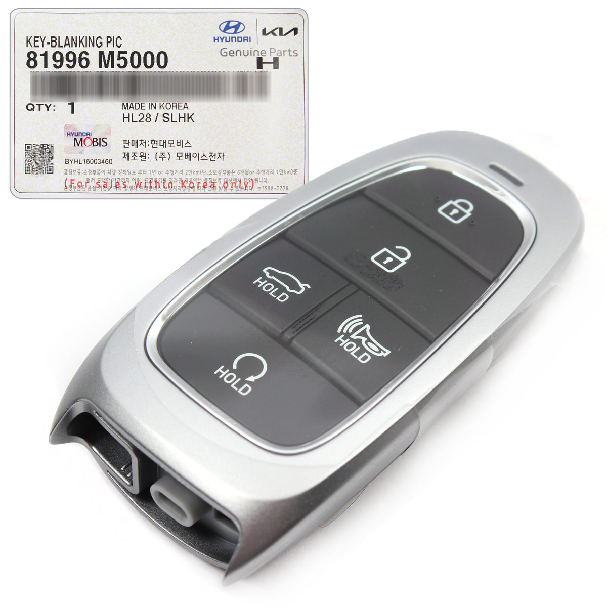 GENUINE FOB Keyless Entry Remote Blank Key for 2020, 2021, 2022, 23 Hyundai Sonata 95440L1060