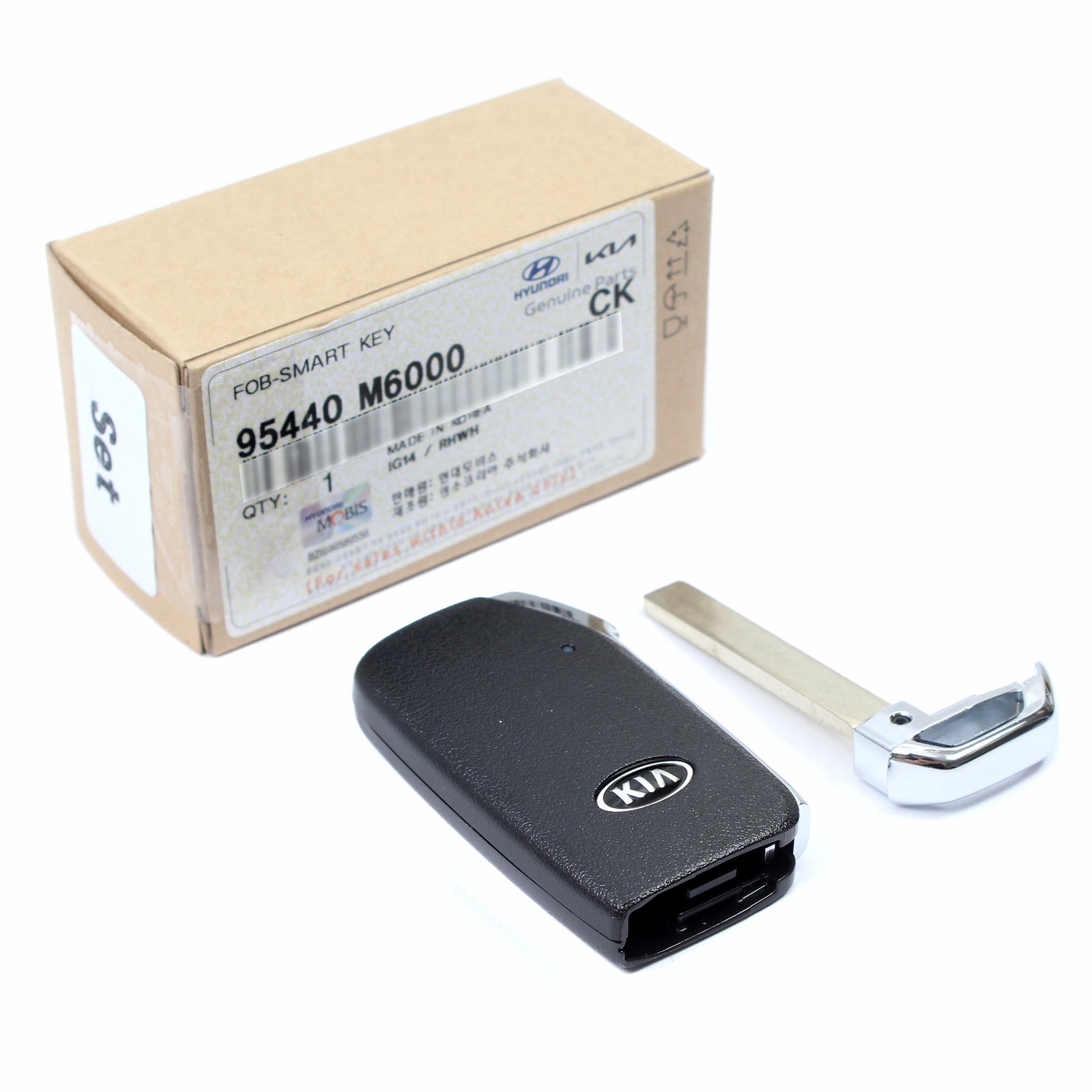 GENUINE FOB Keyless Entry Remote & Uncut Key for 2019-2021 Kia Forte 95440M6000