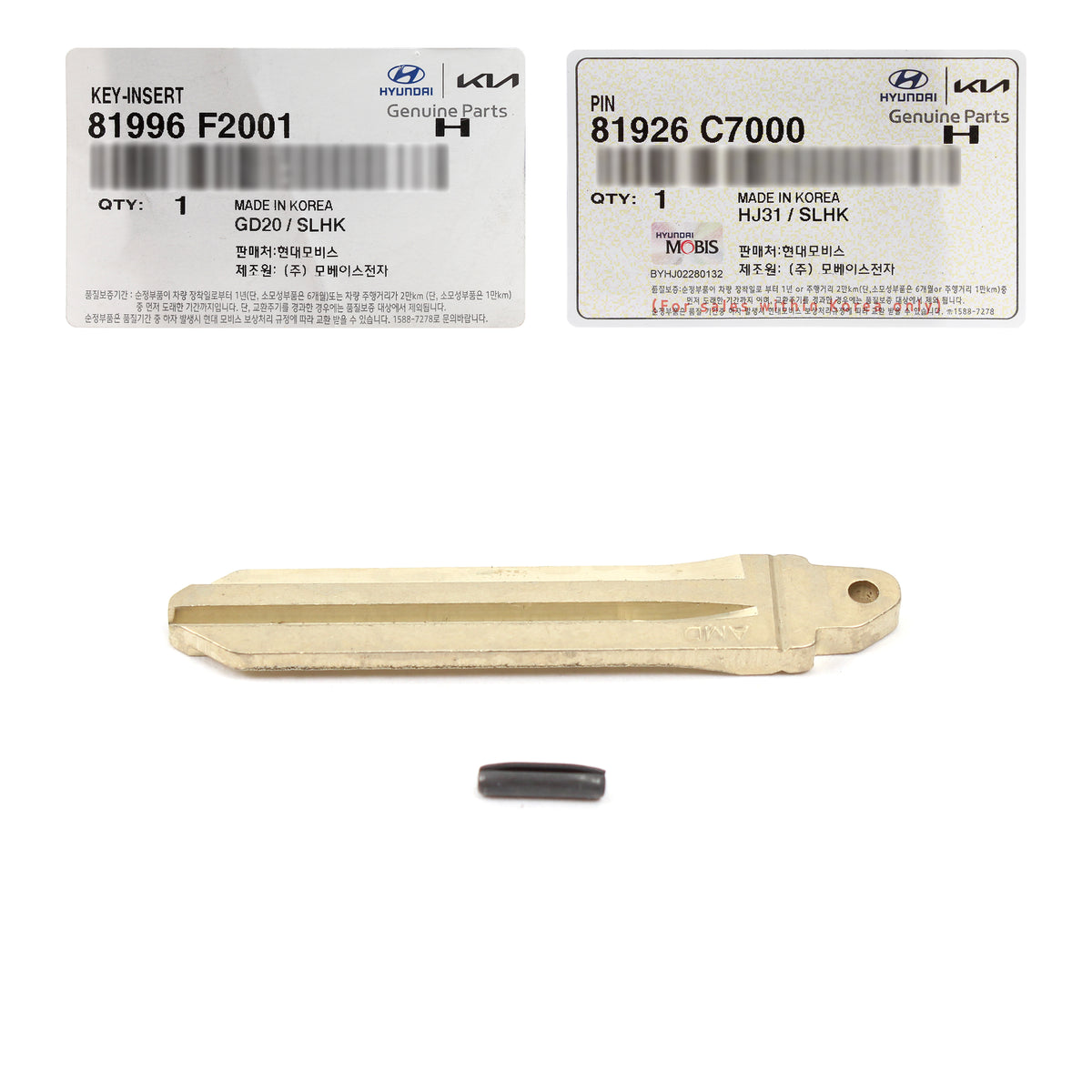 GENUINE Keyless Entry Remote &amp; Folding Key for Hyundai Elantra 17-18 95430F2000