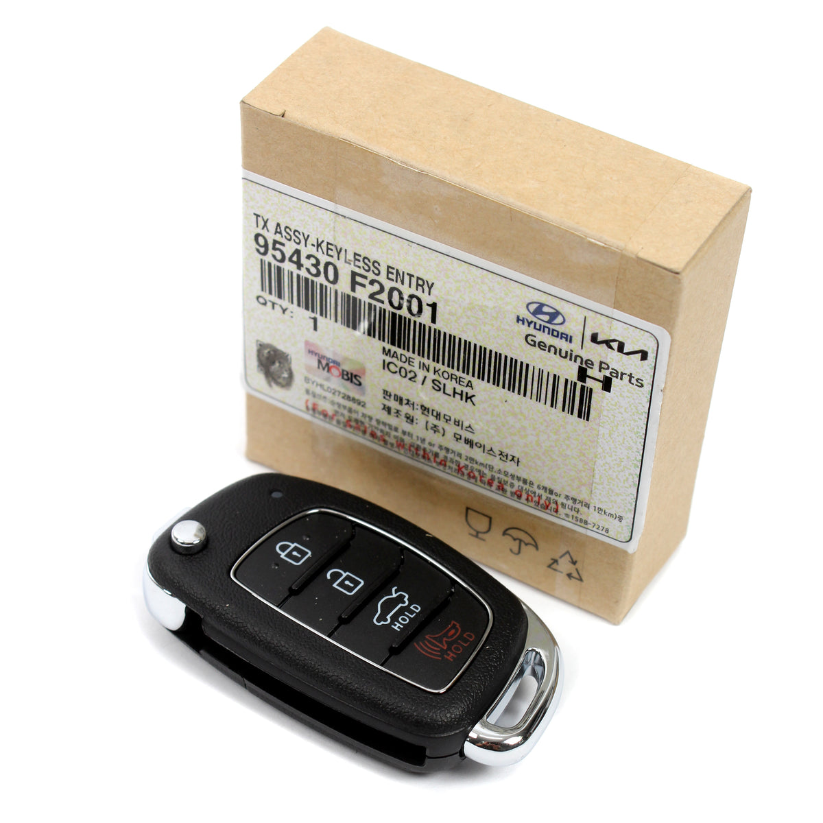 GENUINE Keyless Entry Remote Control Flip Key for 2017 2018 Hyundai Elantra