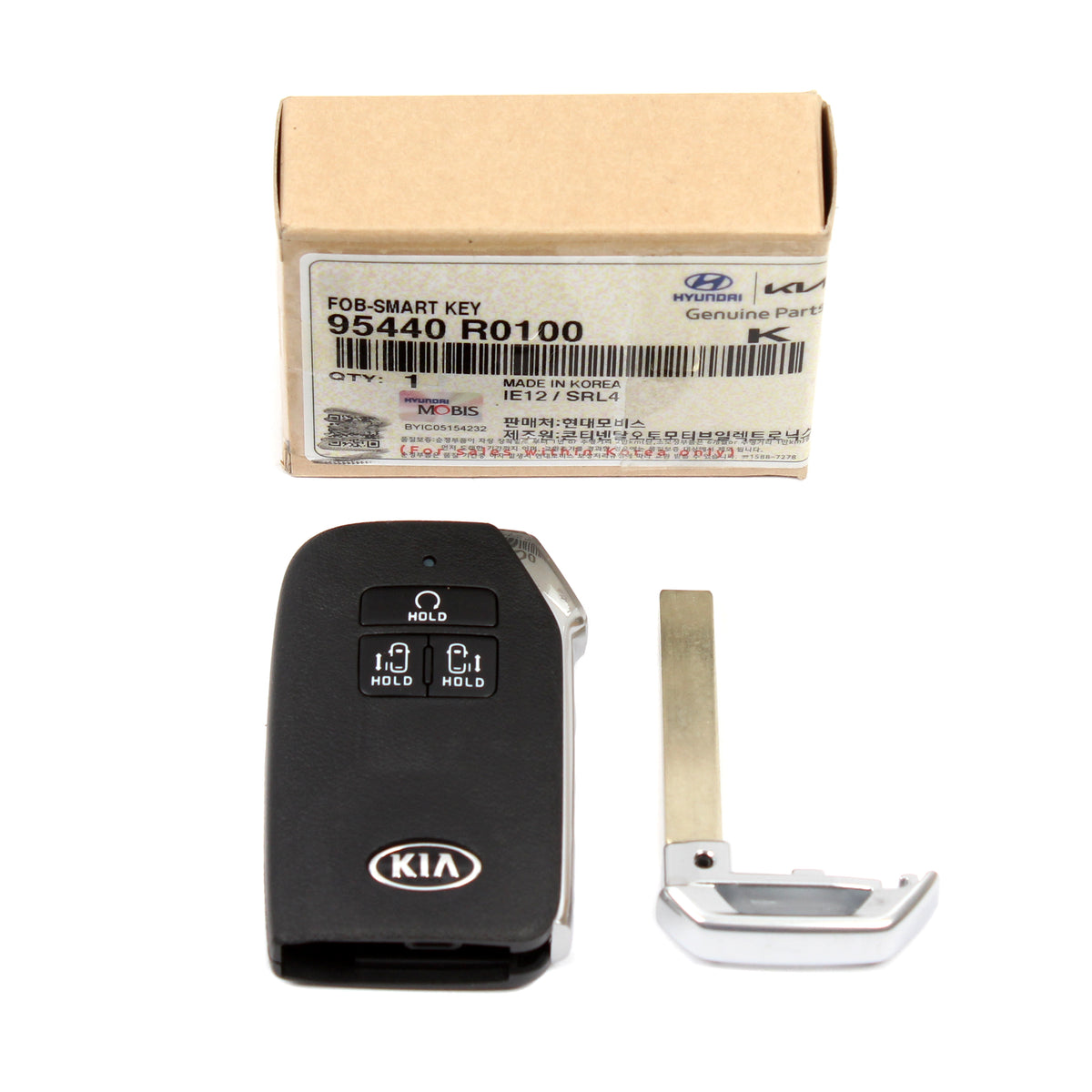 OEM FOB Smart Keyless Remote &amp; Blank Key 7 Buttons for 2022 2023 Kia Carnival