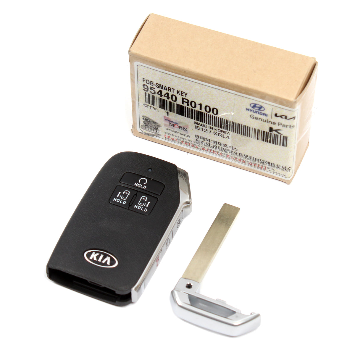 OEM FOB Smart Keyless Remote &amp; Blank Key 7 Buttons for 2022 2023 Kia Carnival