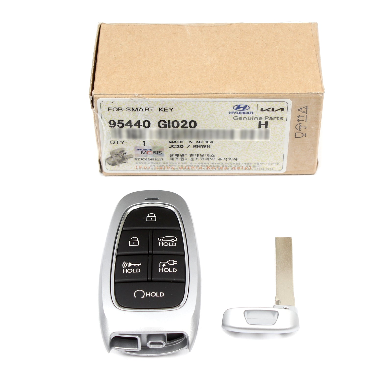 GENUINE FOB Keyless Entry Remote Blank Key for 22-23 Hyundai IONIQ5 95440GI020