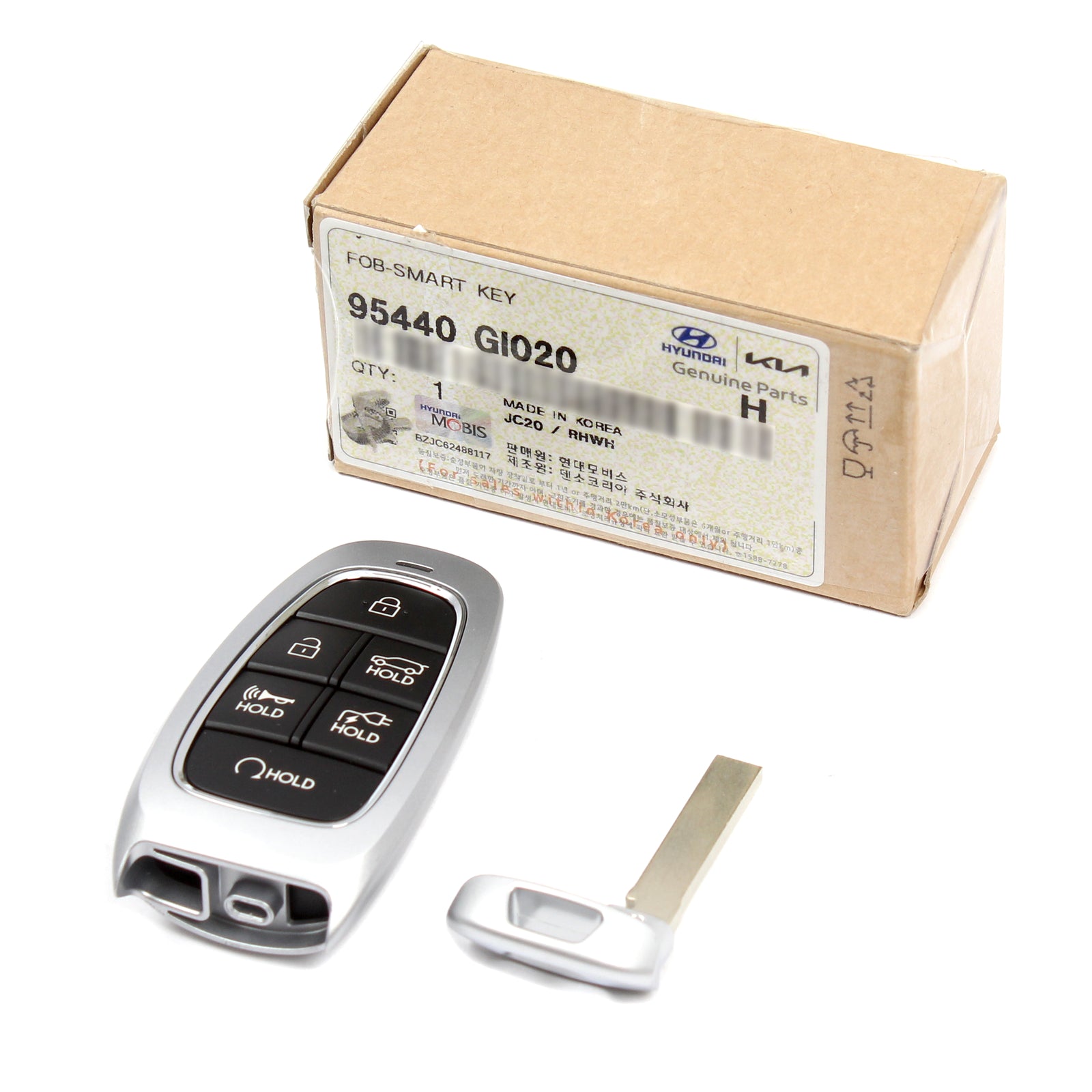 GENUINE FOB Keyless Entry Remote Blank Key for 22-23 Hyundai IONIQ5 95440GI020