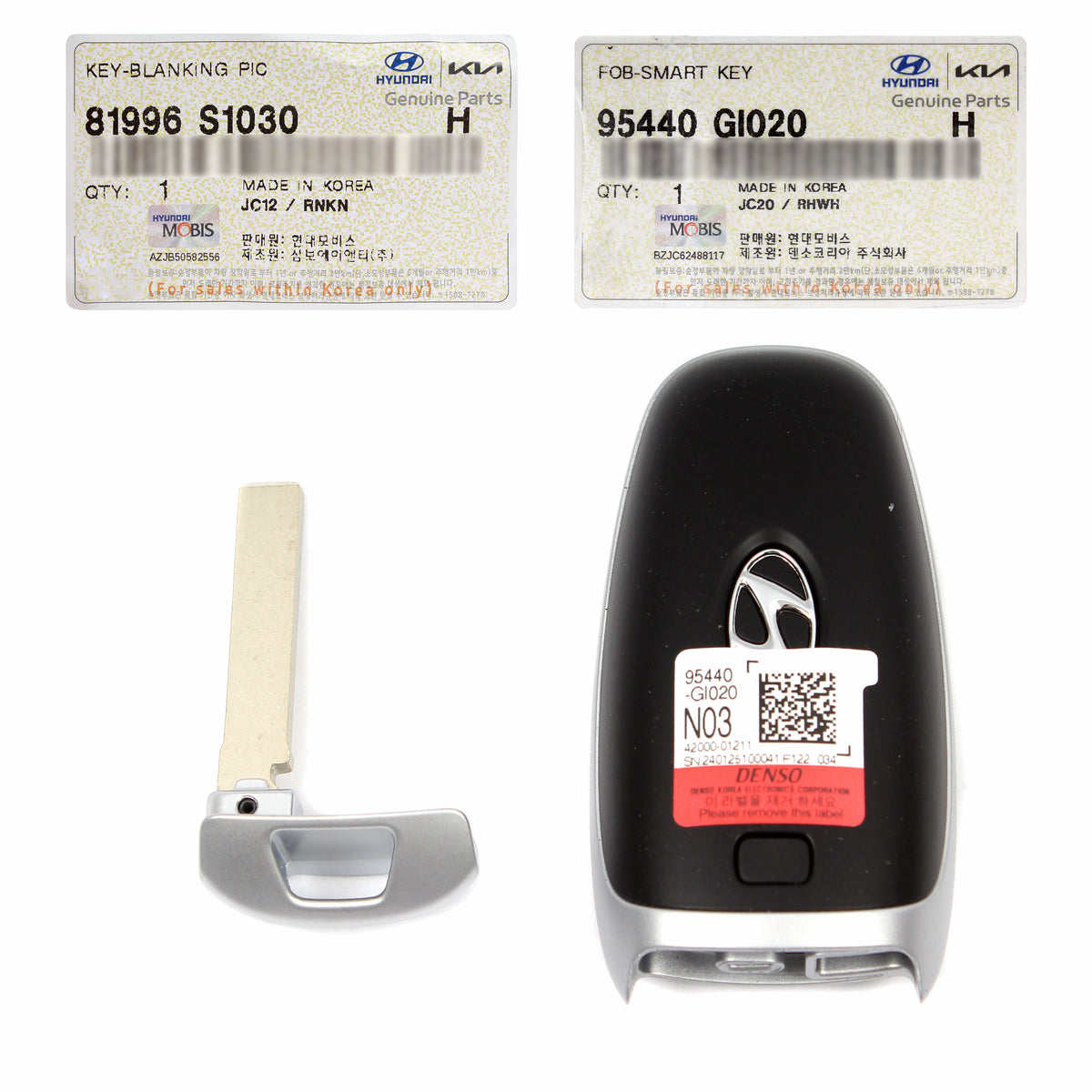 GENUINE FOB Keyless Entry Remote Blank Key for 22-23 Hyundai IONIQ5 95440GI020