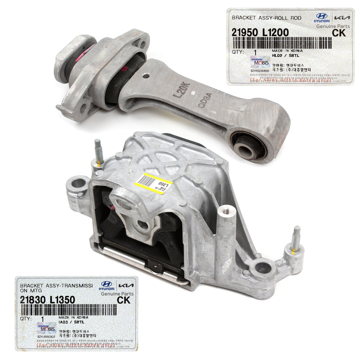 GENUINE Transmission Mount &amp; Torque Arm for 20-21 Hyundai Sonata 2.0L 2.5L