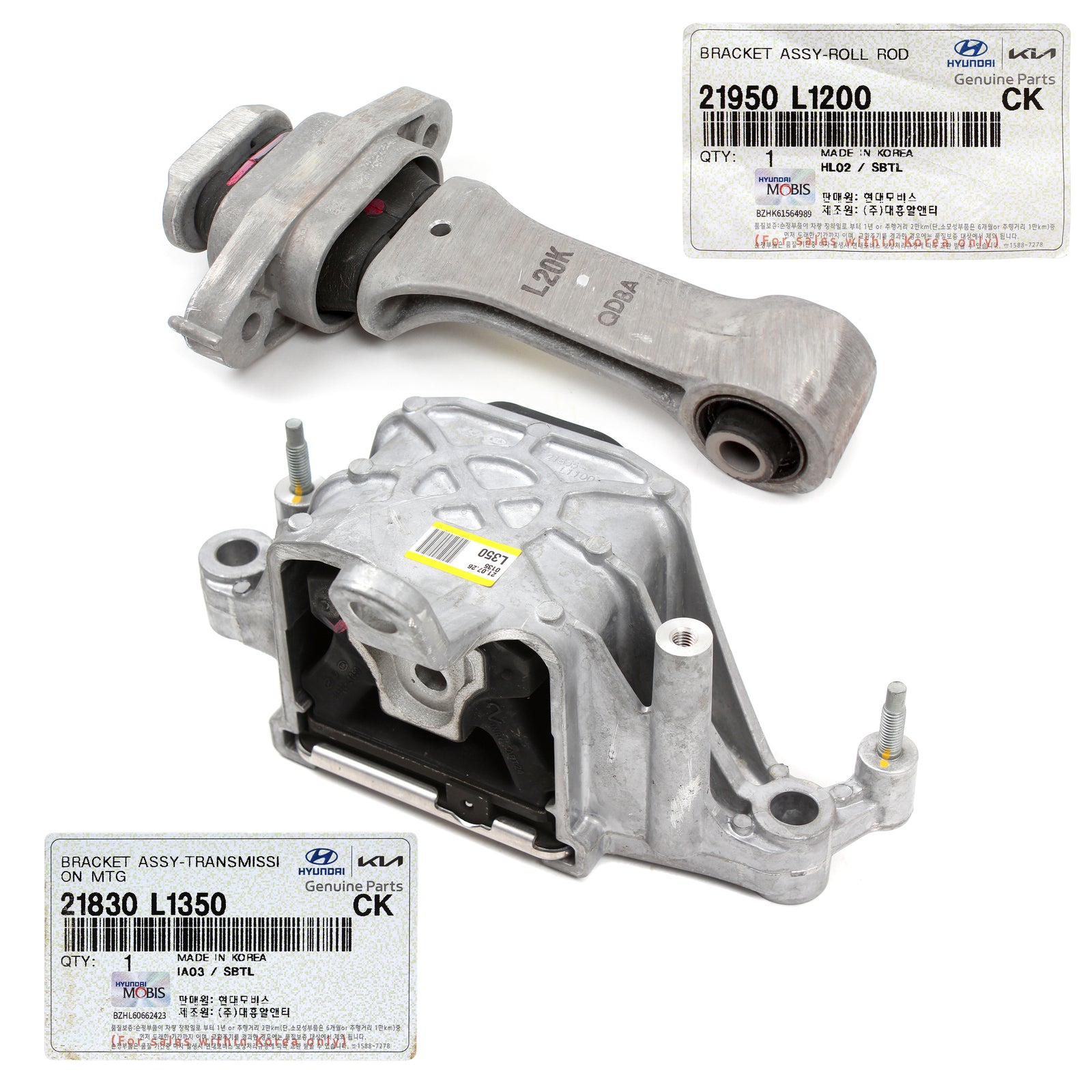 GENUINE Transmission Mount & Torque Arm for 20-21 Hyundai Sonata 2.0L 2.5L