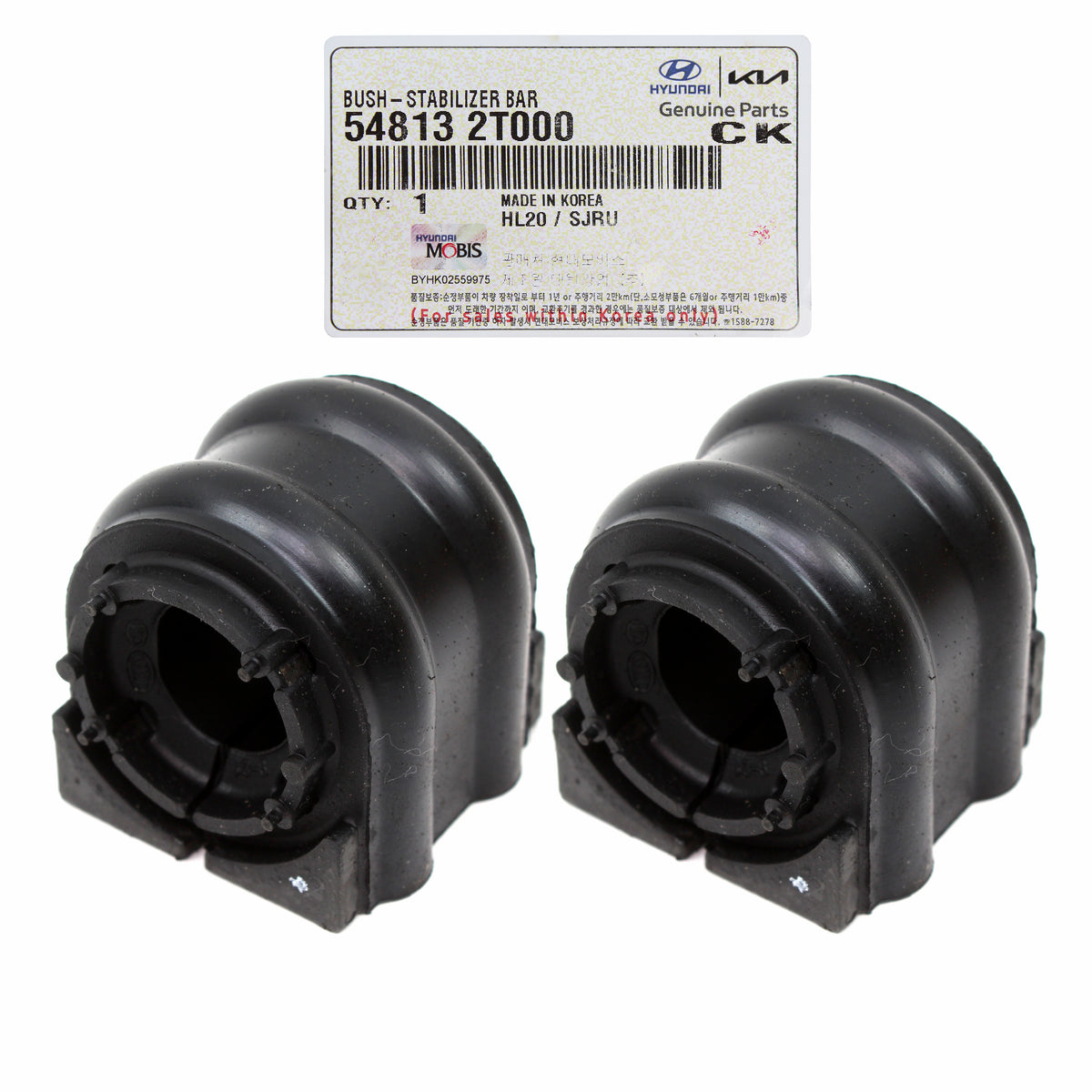 OEM Front Stabilizer Bar Bushings 2PCS for 12-22 Hyundai Kia See Compatibility