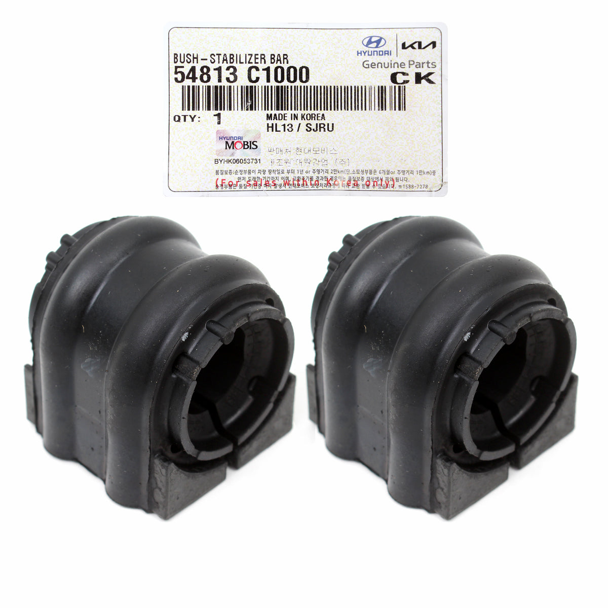GENUINE Stabilizer Bar Bushings 2PCS for 15-20 Hyundai Sonata Optima 54813C1000