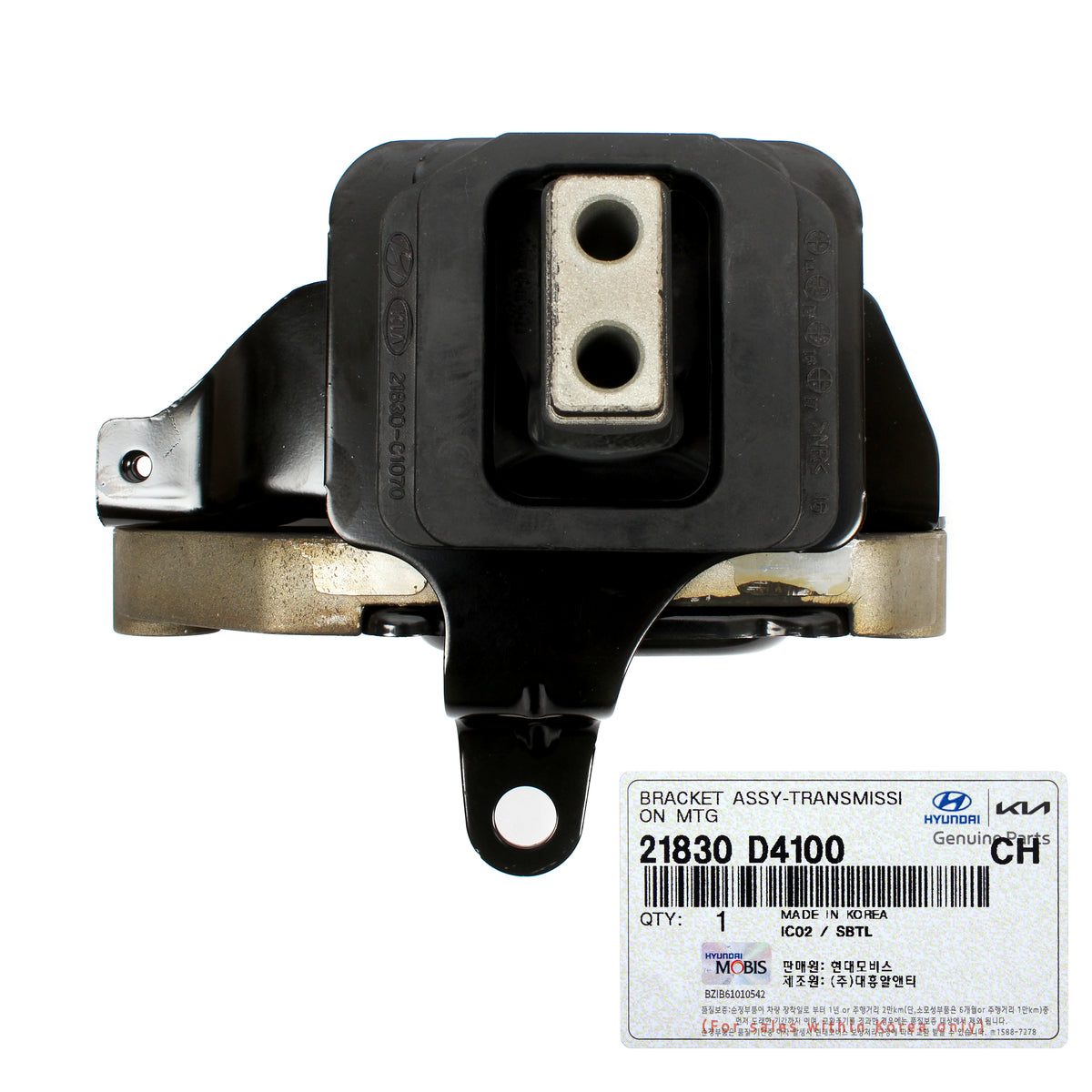 GENUINE Automatic Transmission Mount for 15-19 Sonata 16-20 Optima 21830D4100