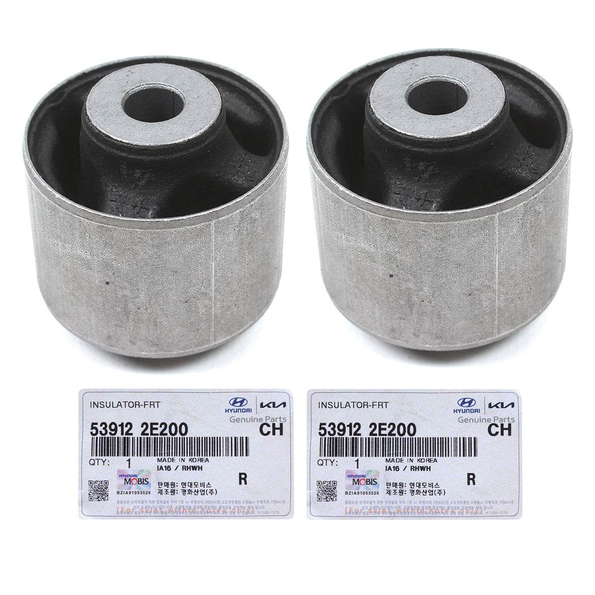 OEM Rear Crossmember Front Bushings X2 for 05-22 Hyundai Kia See Compatibility