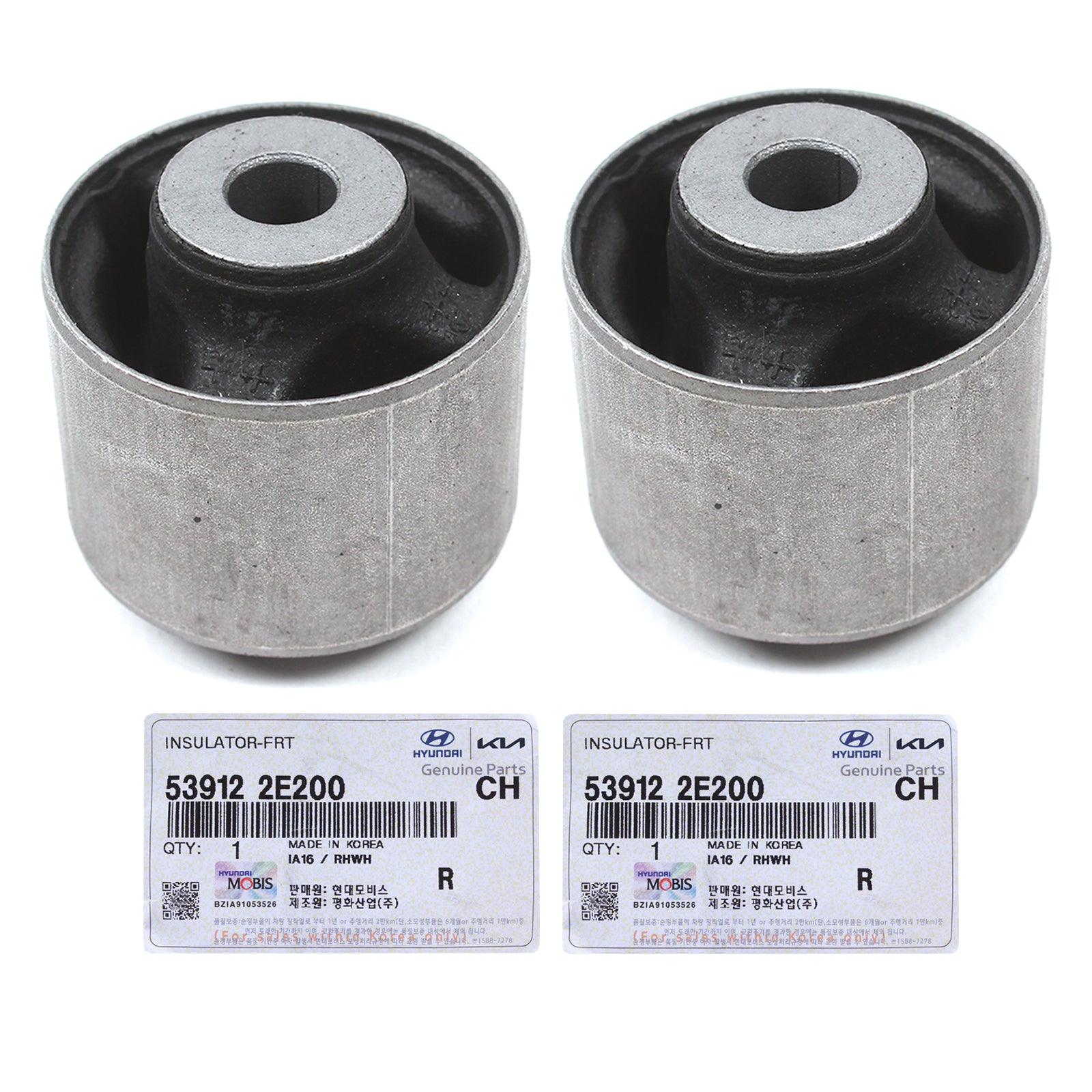 OEM Rear Crossmember Front Bushings X2 for 05-22 Hyundai Kia See Compatibility