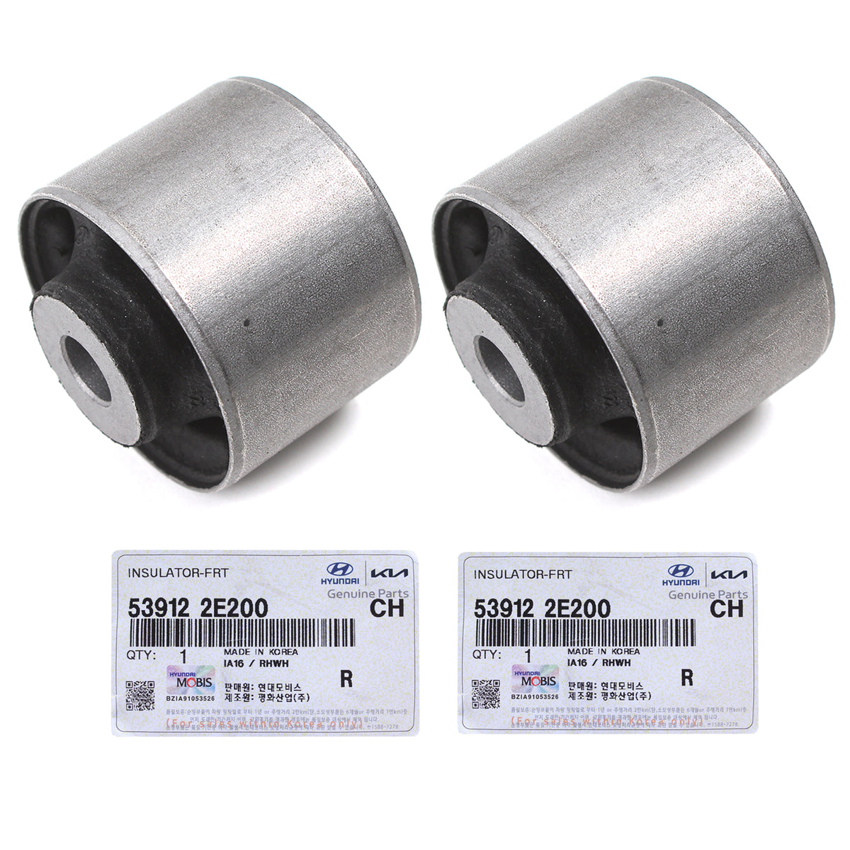 OEM Rear Crossmember Front Bushings X2 for 05-22 Hyundai Kia See Compatibility