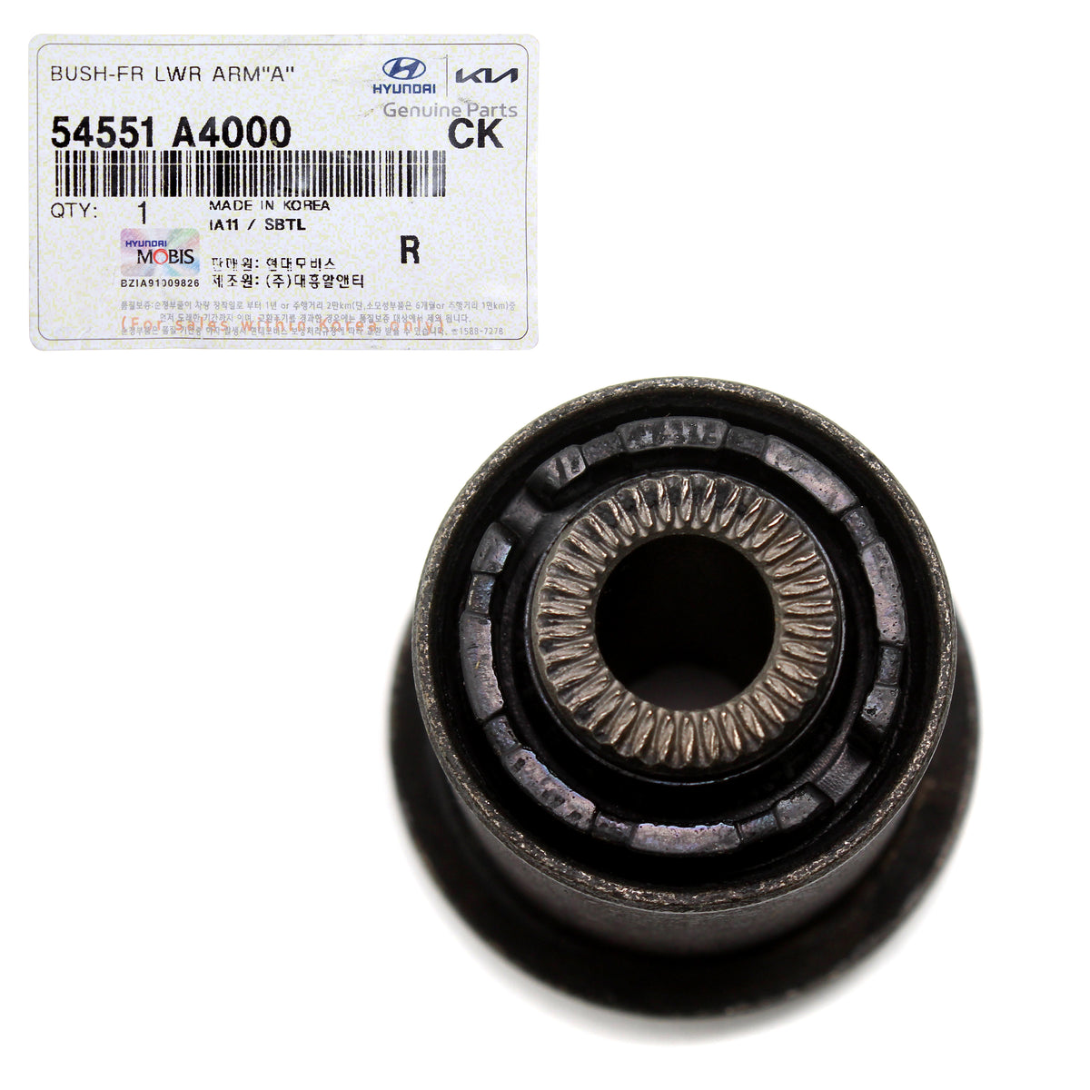 GENUINE Front Lower Control Arm Bushing for 14-21 Hyundai Kia 54551A4000