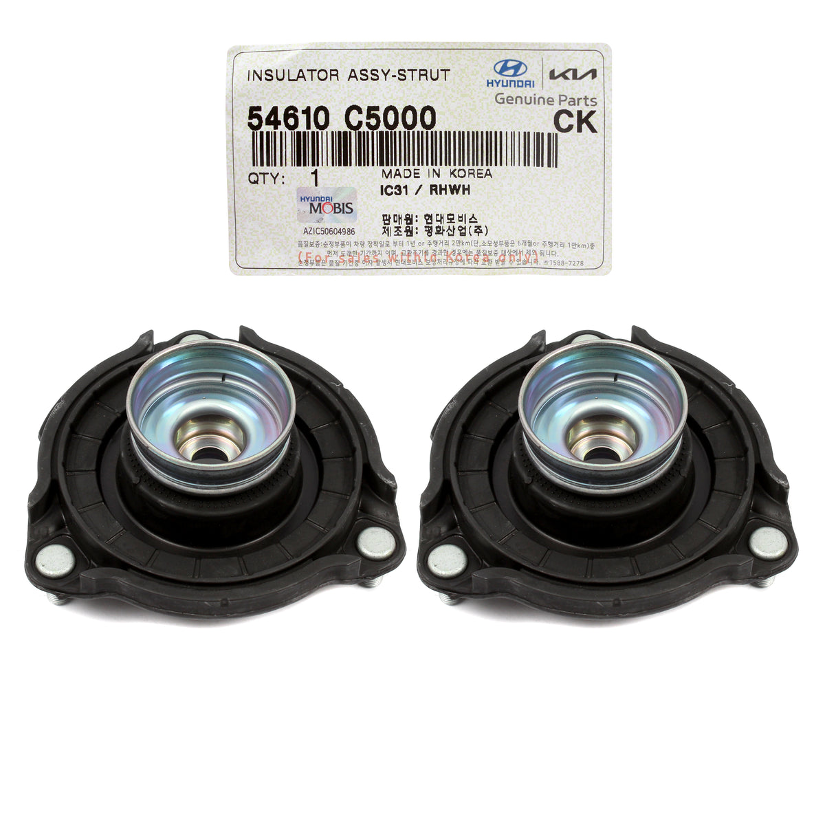 GENUINE Front Suspension Strut Mounts 2PCS for 2016-20 Kia Sorento 54610C5000