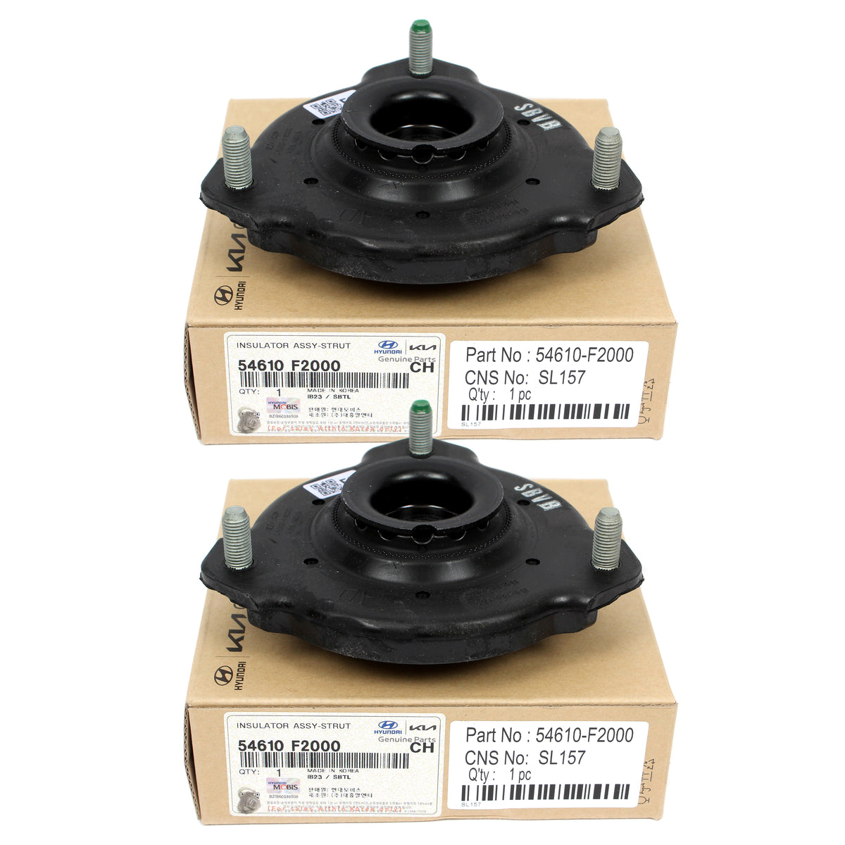 GENUINE Front Suspension Strut Mounts 2Pack for 2017-21 Hyundai Elantra Ioniq