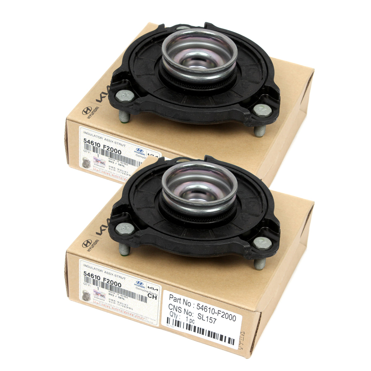 GENUINE Front Suspension Strut Mounts 2Pack for 2017-21 Hyundai Elantra Ioniq