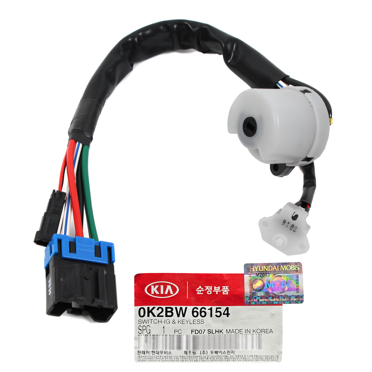 GENUINE IGNITION SWITCH for 98-05 KIA RIO SEPHIA SPECTRA SPORTAGE OEM 0K2BW66154