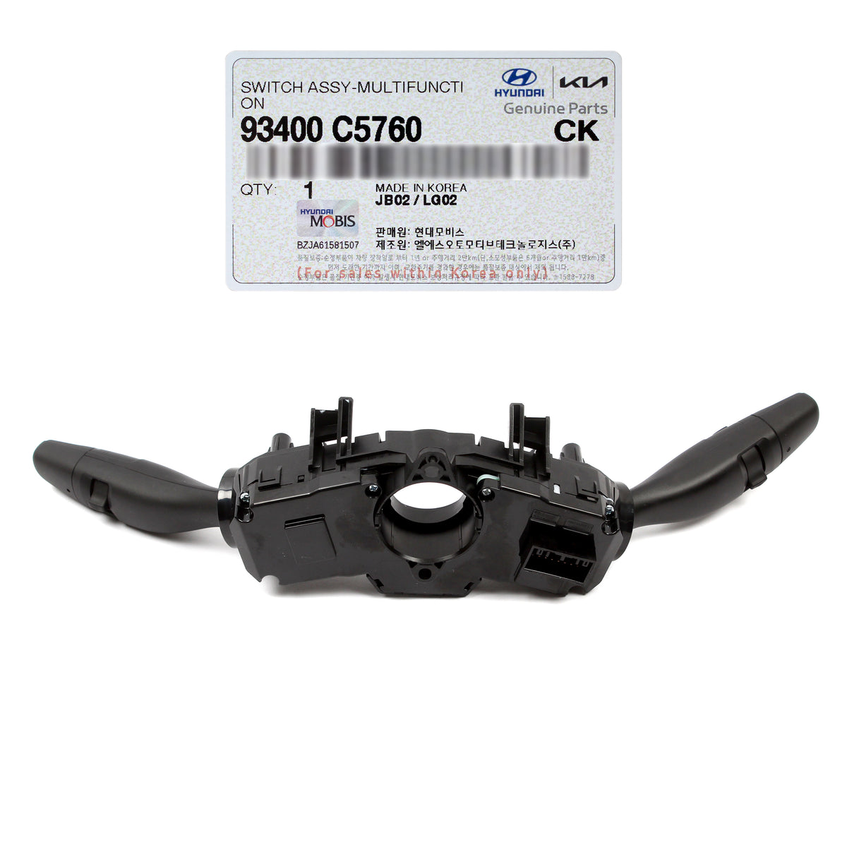 GENUINE Steering Column Multifunction Switch for 16-18 Kia Sorento 93400C5760