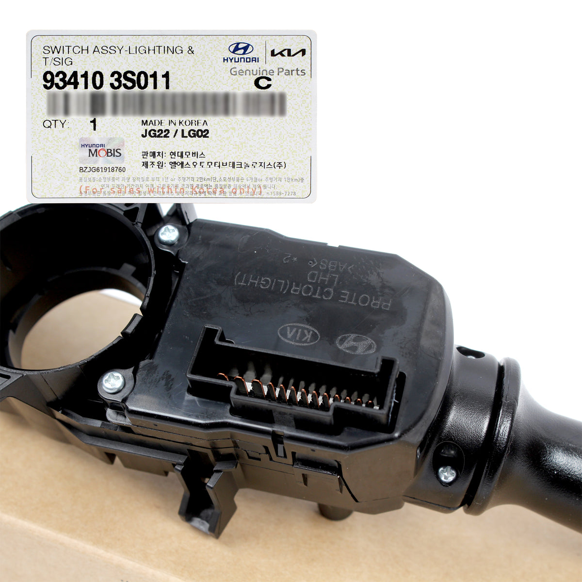 GENUINE Headlight &amp; Turn Signal Switch for 2002-2020 Hyundai Kia Compatibility