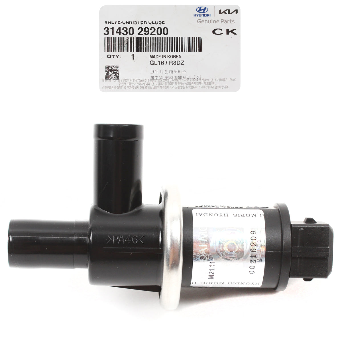 GENUINE Vapor Canister Purge Control Valve 1996-2014 Hyundai Kia 3143029200