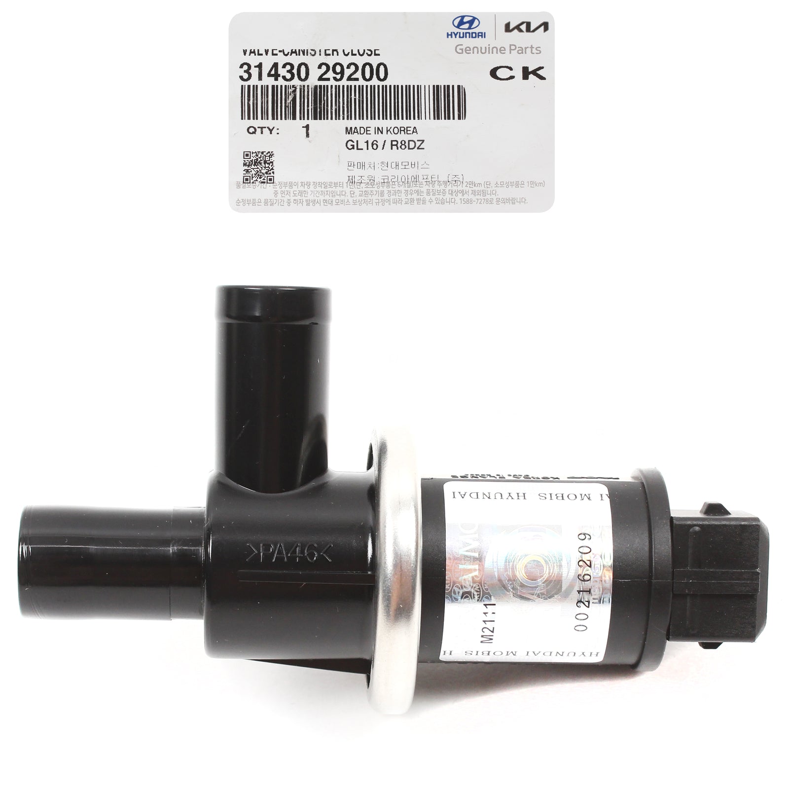 GENUINE Vapor Canister Purge Control Valve 1996-2014 Hyundai Kia 3143029200
