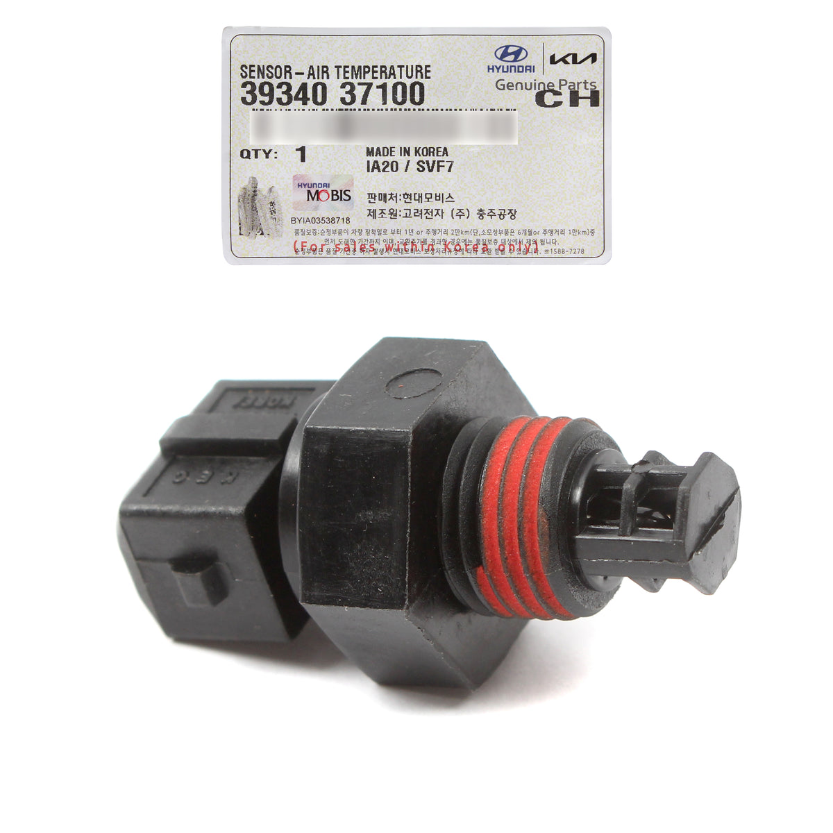 GENUINE Air Intake Temperature Sensor for 1995-2010 Hyundai Kia 3934037100