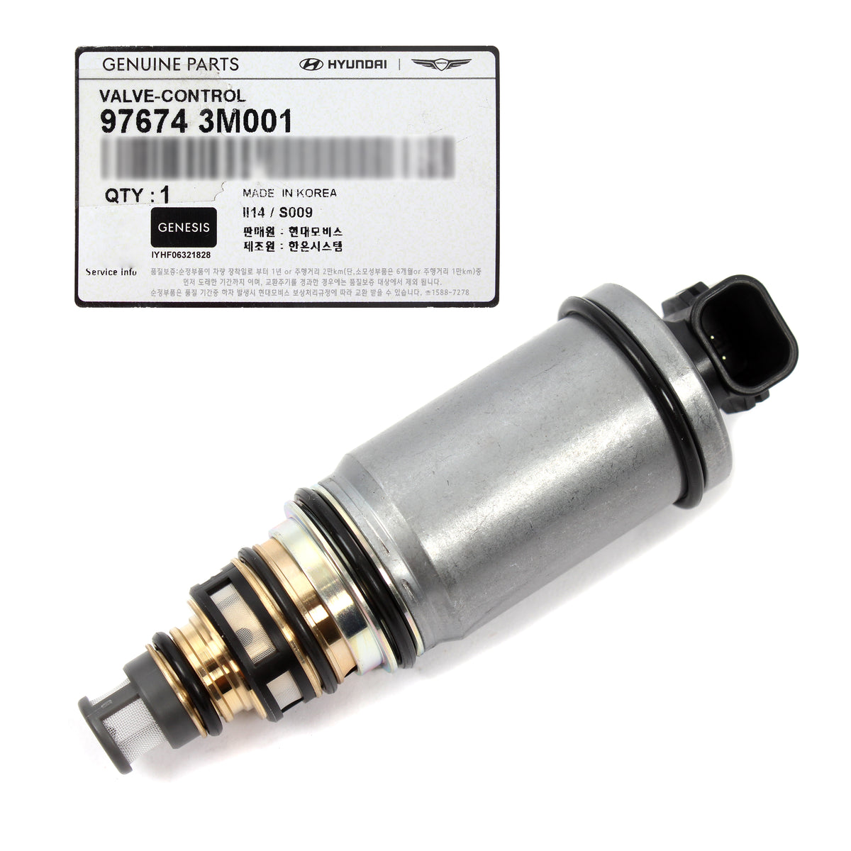 OEM A/C Compressor Control Valve for 2012-2024 Genesis Hyundai Kia 976743M001