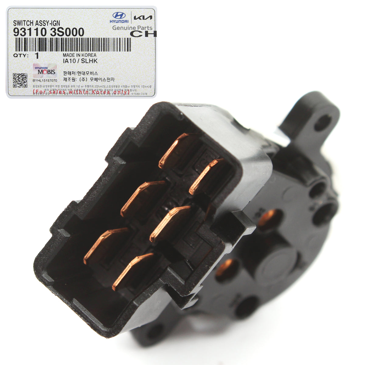 GENUINE Ignition Switch for 2011-2016 Elantra Genesis Coupe Sonata 931103S000