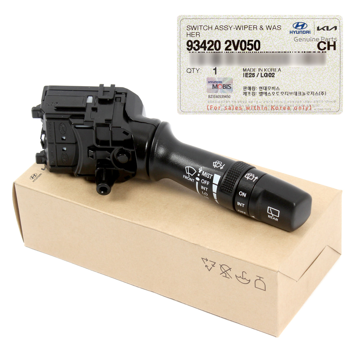 GENUINE Wiper &amp; Washer Switch for 13-17 Elantra GT 12-17 Veloster 934202V050