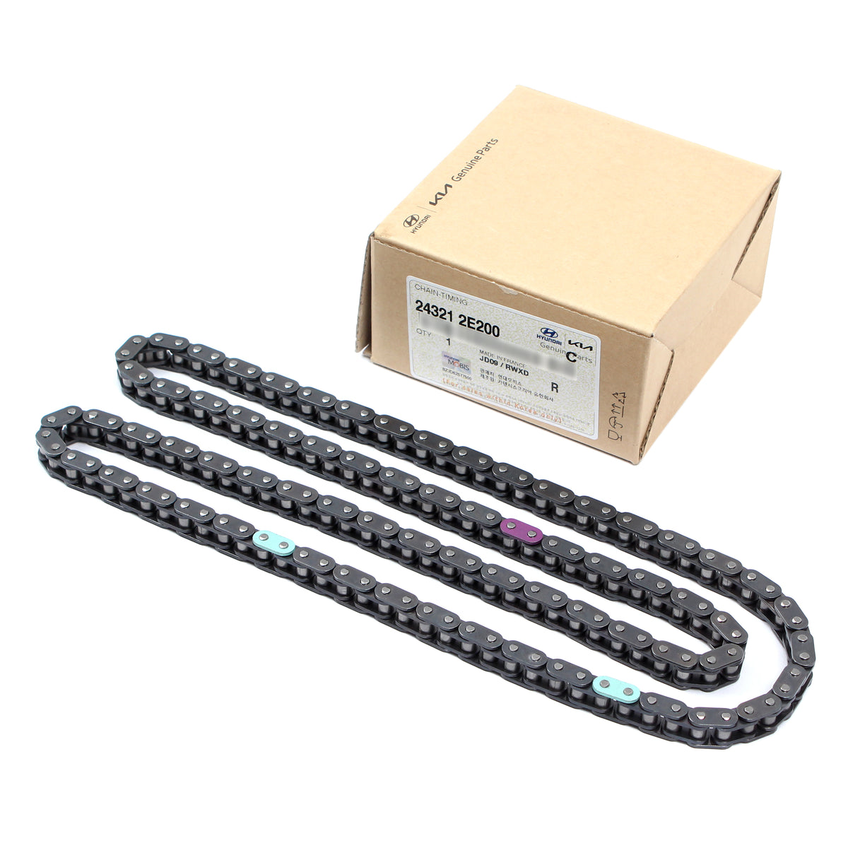 GENUINE Engine Timing Chain Kit &amp; VVT Gears for 2014-2017 Hyundai Kia 2.0L