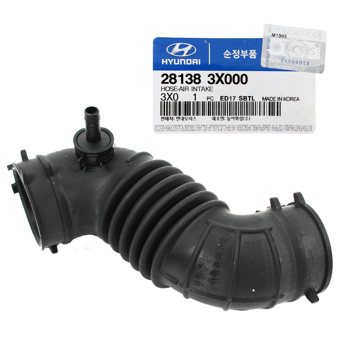 GENUINE AIR INTAKE HOSE for 12-17 HYUNDAI ACCENT VELOSER KIA RIO OEM 281383X000