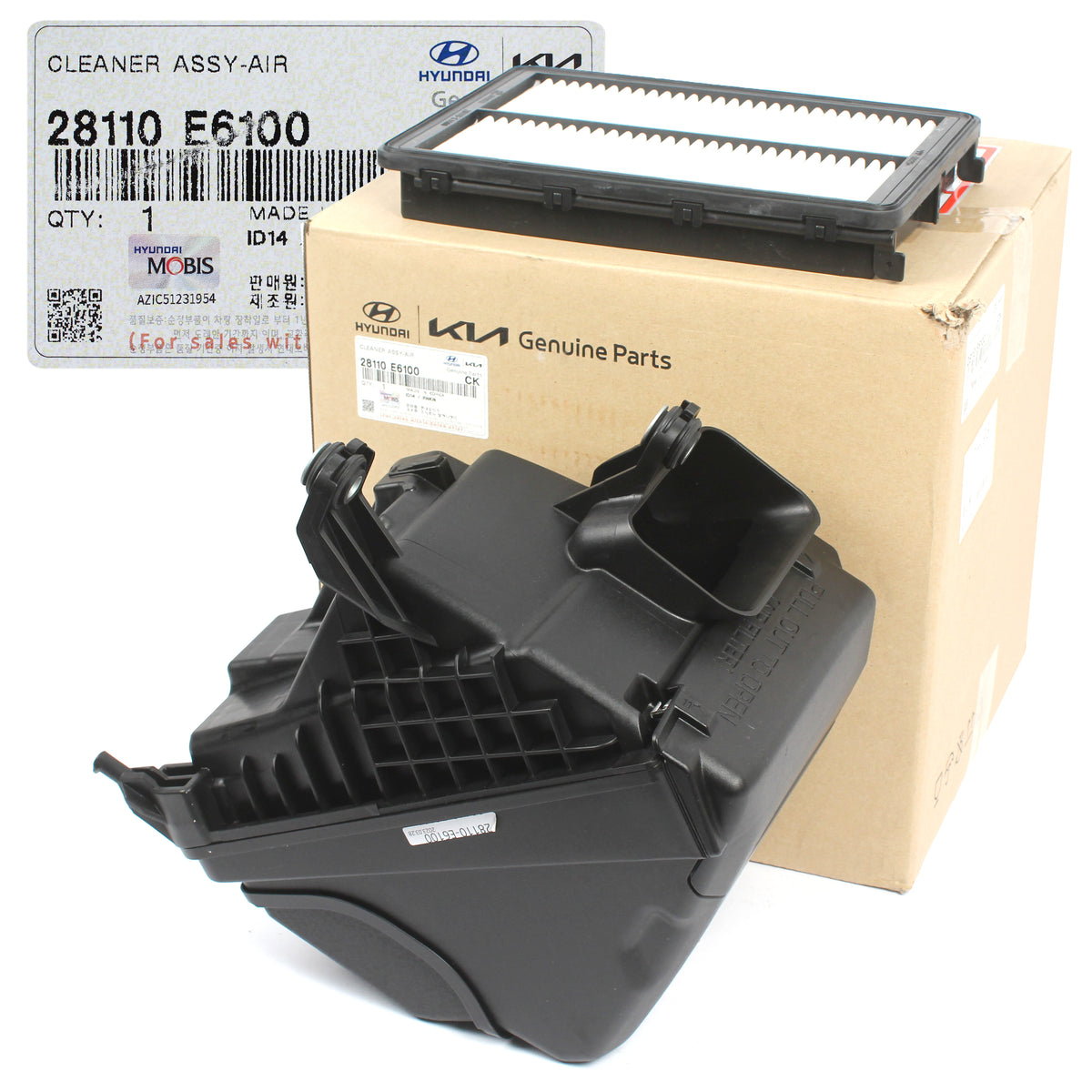 GENUINE Air Cleaner Box for 2016-2017 Hyundai Sonata 2.0L HYBRID 28110-E6100