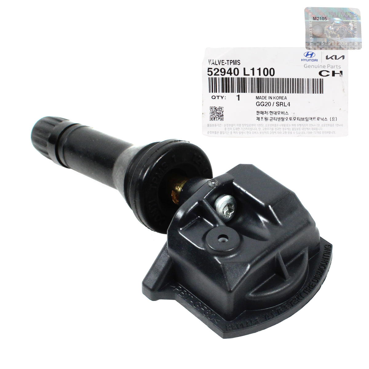 OEMTPMS Sensor 4pcs 2021 2022 2023 Kia Carnival K5 Seltos Sorento 52940L1100