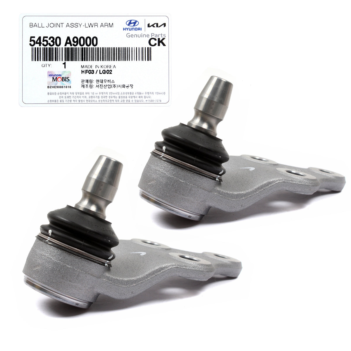 GENUINE Lower Ball Joints 2PCS for 20152021 Kia Sedona 54530A9000