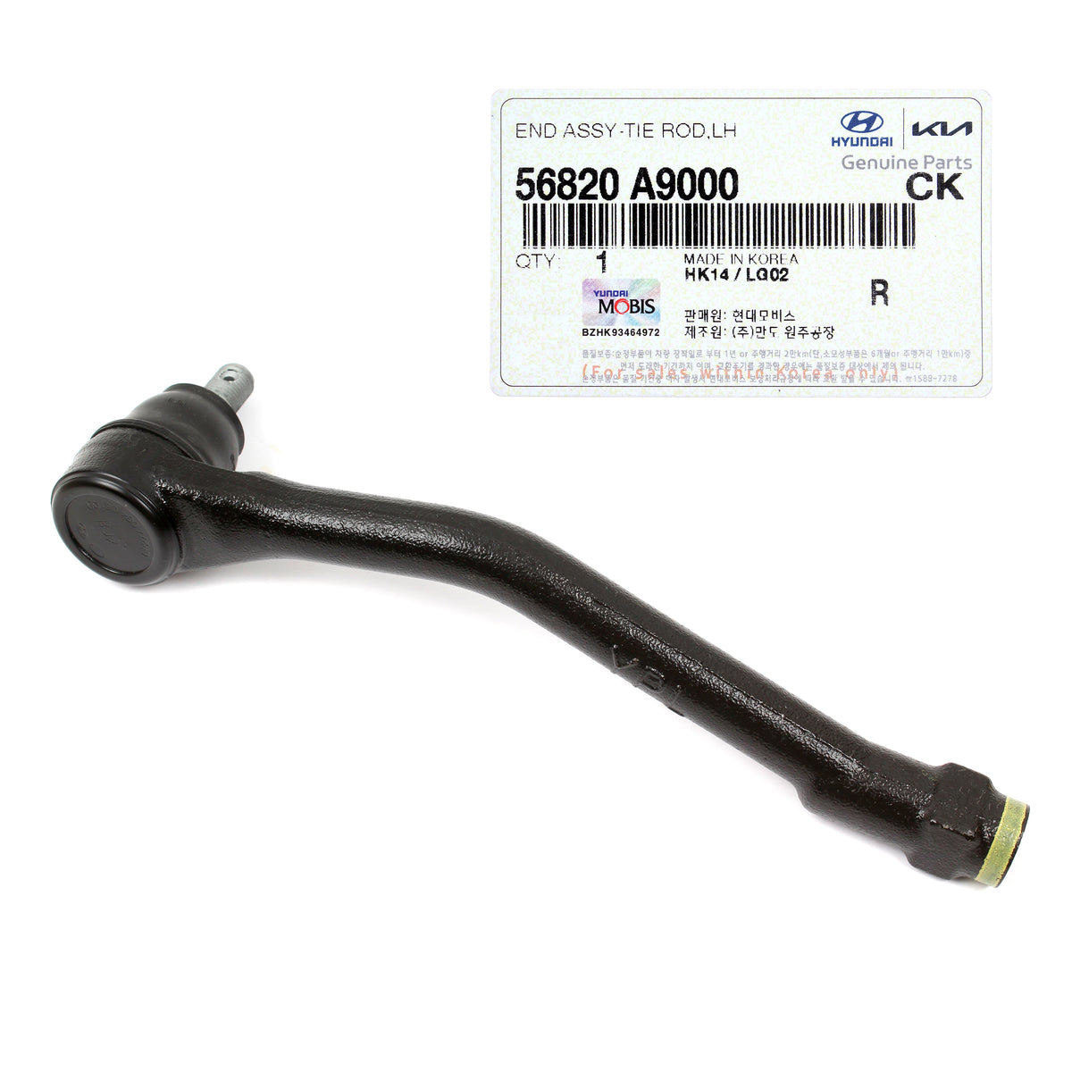GENUINE Outer Tie Rod End LEFT DRIVER LH for 2015-2021 Kia Sedona 56820A9000
