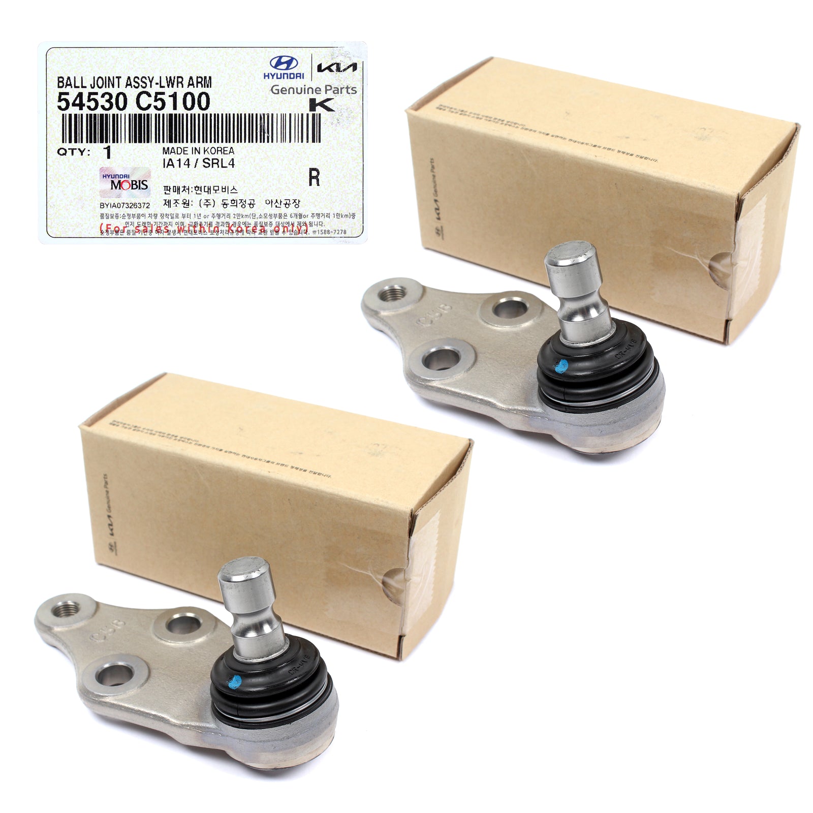 GENUINE Lower Ball Joints 2PCS for 2016-2020 Kia Sorento 54530C5100