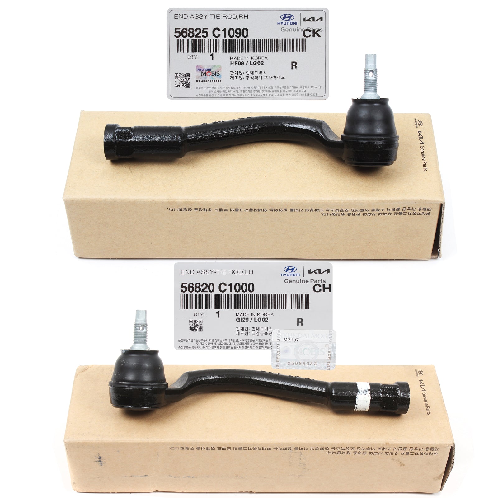 OEM Outer Tie Rod End LEFT & RIGHT for 15-19 Sonata Optima Sorento 56825C1090