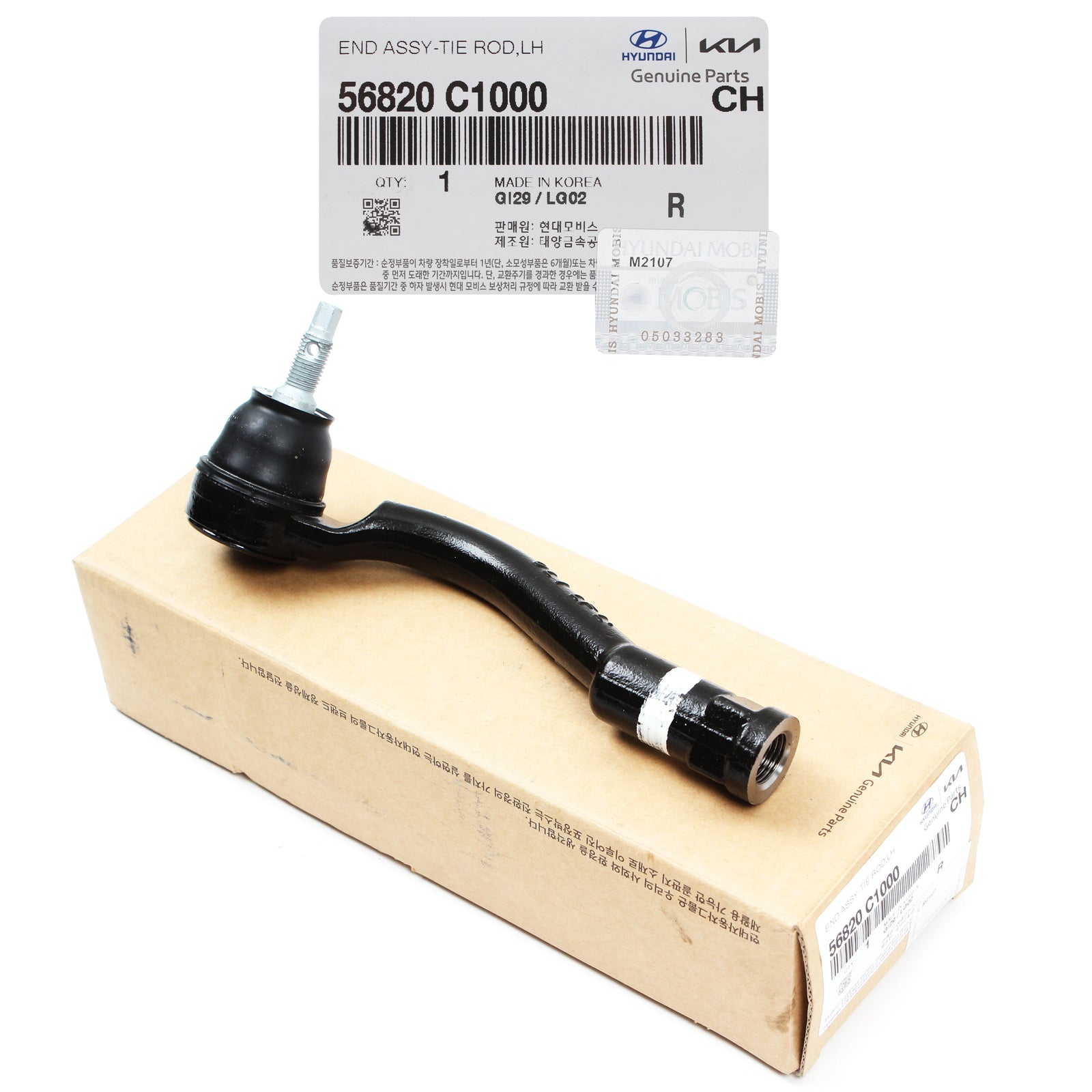 GENUINE Outer Tie Rod End LEFT for 2015-2019 Sonata Optima Sorento 56820C1000