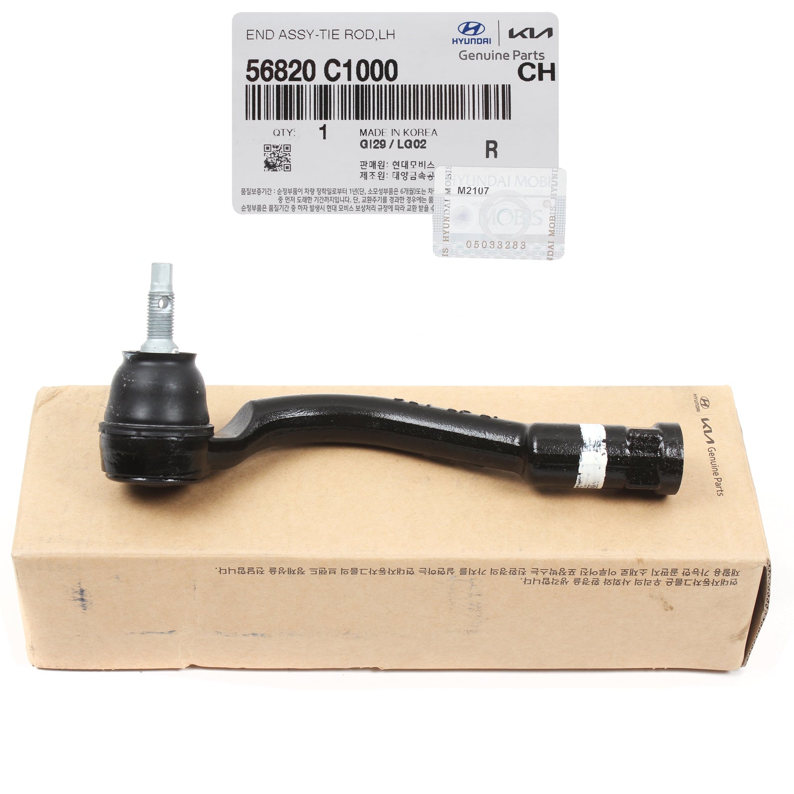 GENUINE Outer Tie Rod End LEFT for 2015-2019 Sonata Optima Sorento 56820C1000
