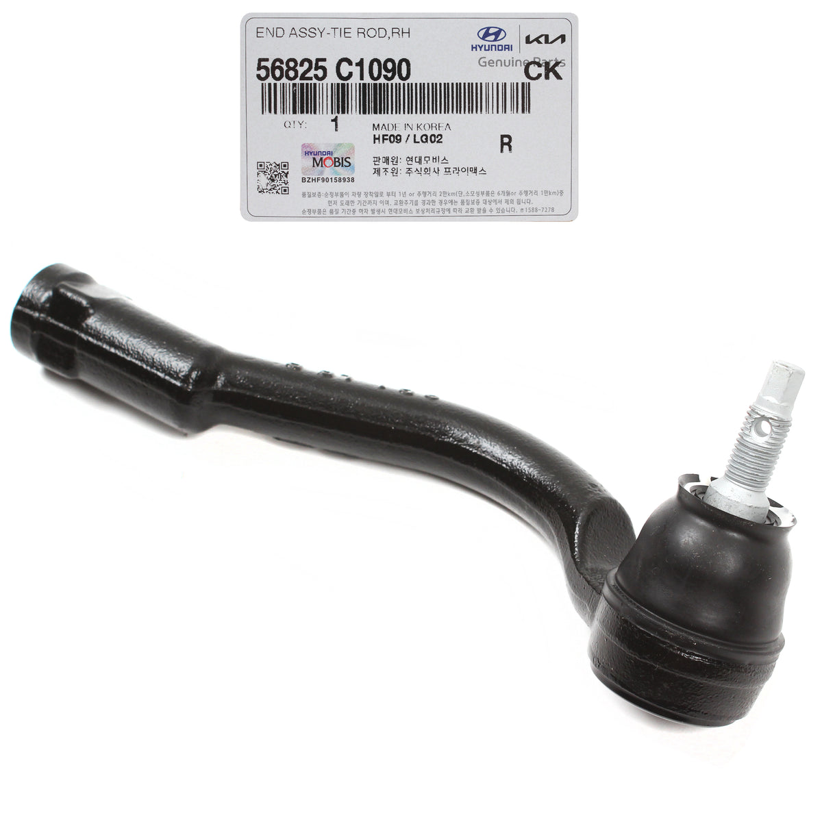 GENUINE Outer Tie Rod End RIGHT for 2015-2019 Sonata Optima Sorento 56825C1090