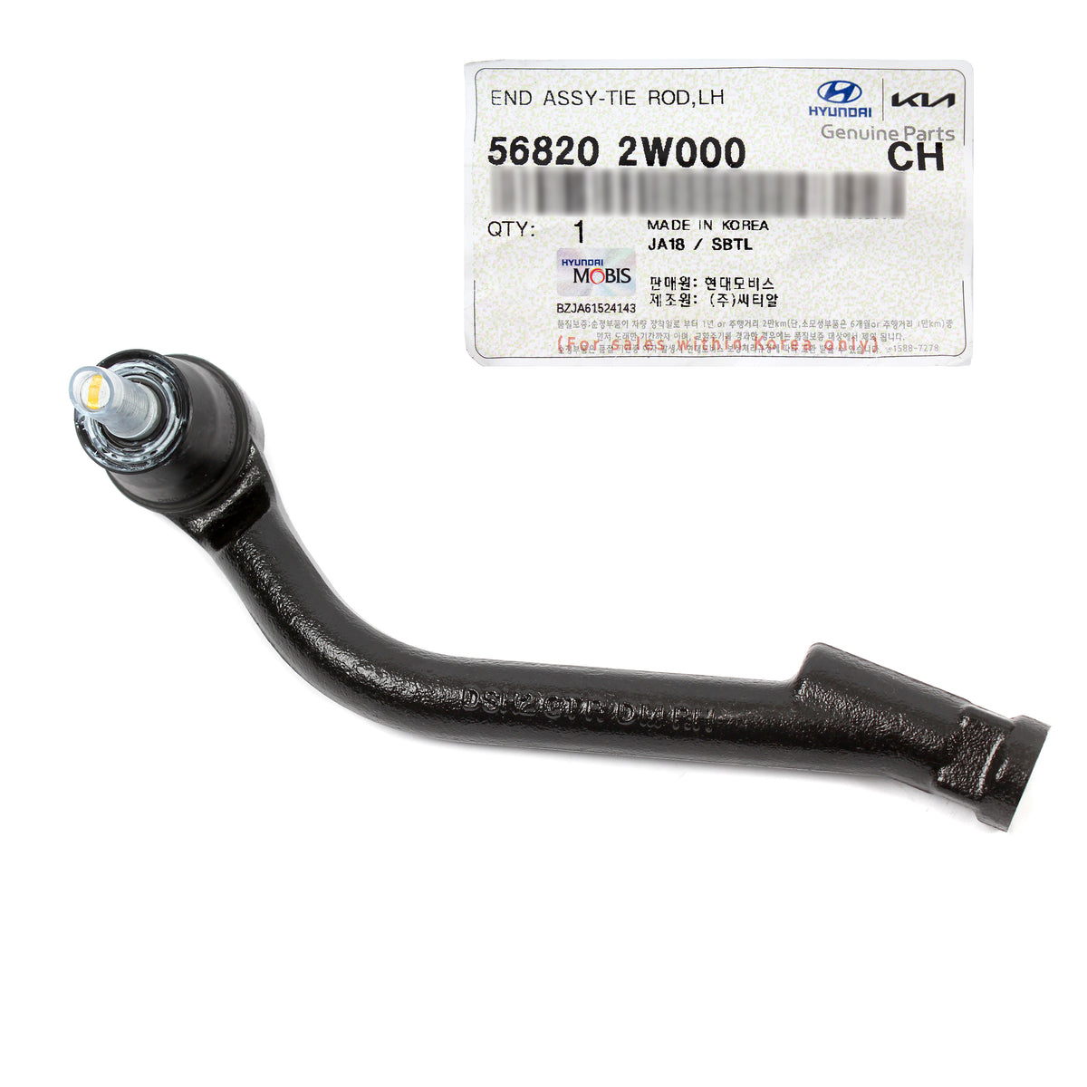 GENUINE Outer Tie Rod End RIGHT RH for 2013-2018 Hyundai Santa Fe 568202W050