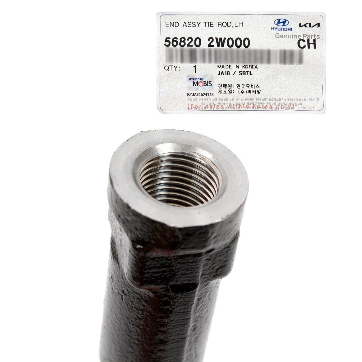 GENUINE Outer Tie Rod End RIGHT RH for 2013-2018 Hyundai Santa Fe 568202W050