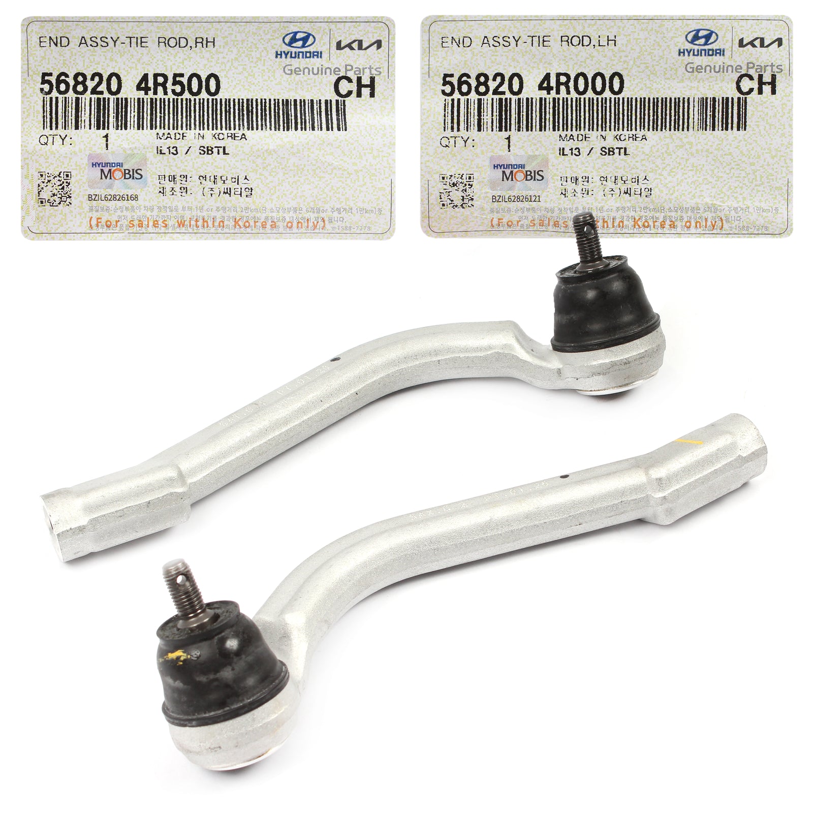 GENUINE Outer Tie Rod Ends FRONT LEFT & RIGHT for 11-16 Sonata Optima HYBRID