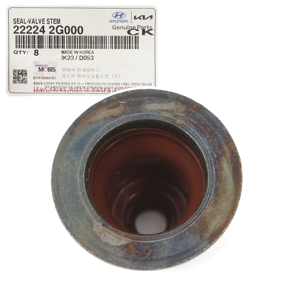 GENUINE Valve Stem Seals 16PCS for 2006-2023 GENESIS HYUNDAI KIA 222242G000