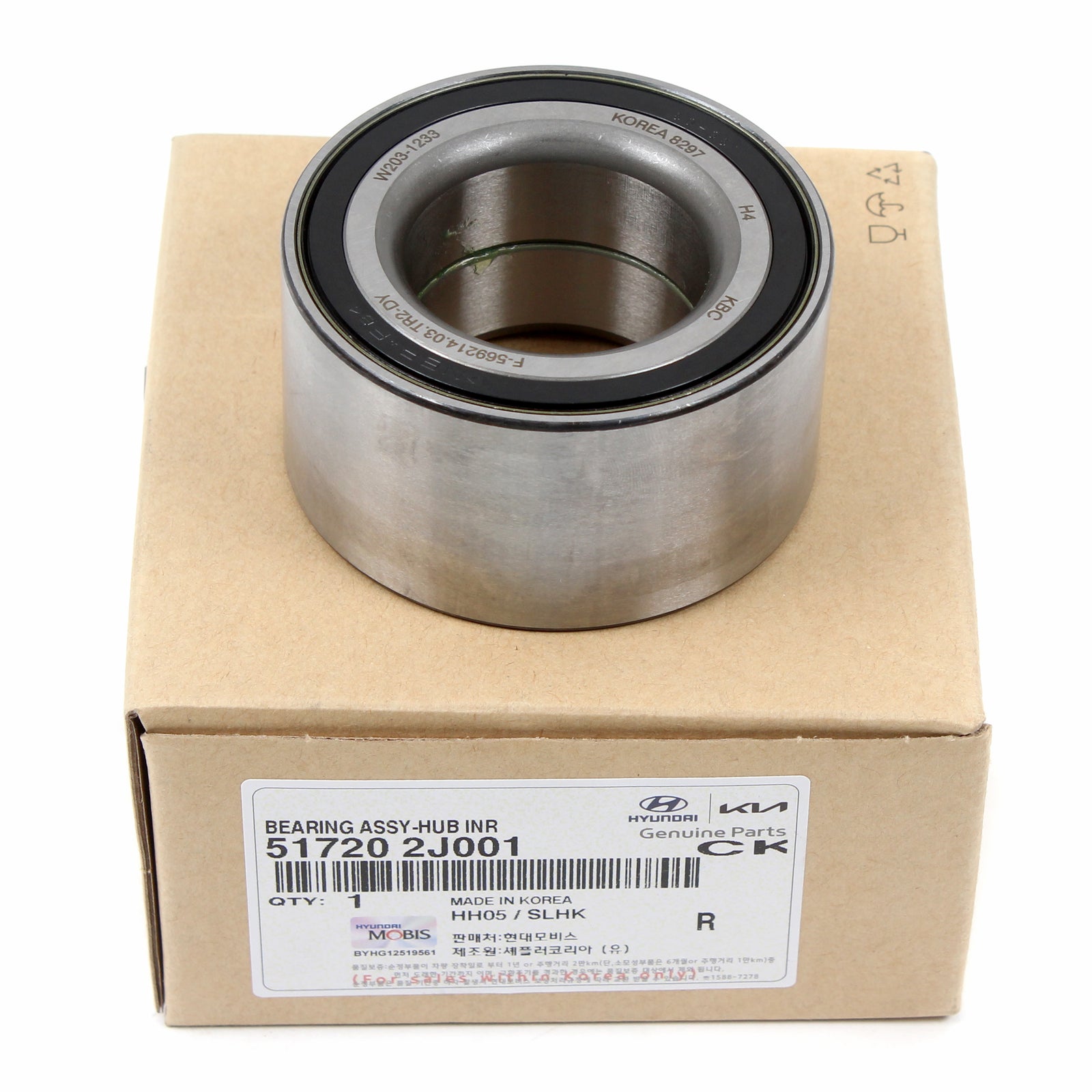 GENUINE OEM Wheel Bearing for 09-16 Tucson Borrego Sportage 4WD AWD 517202J001