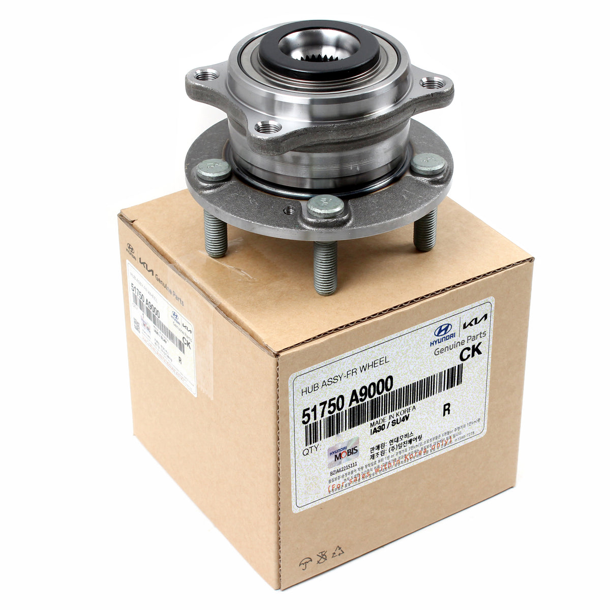 GENUINE Front Wheel Hubs &amp; Bearings 2PCS for 2015-2021 Kia Sedona 51750A9000