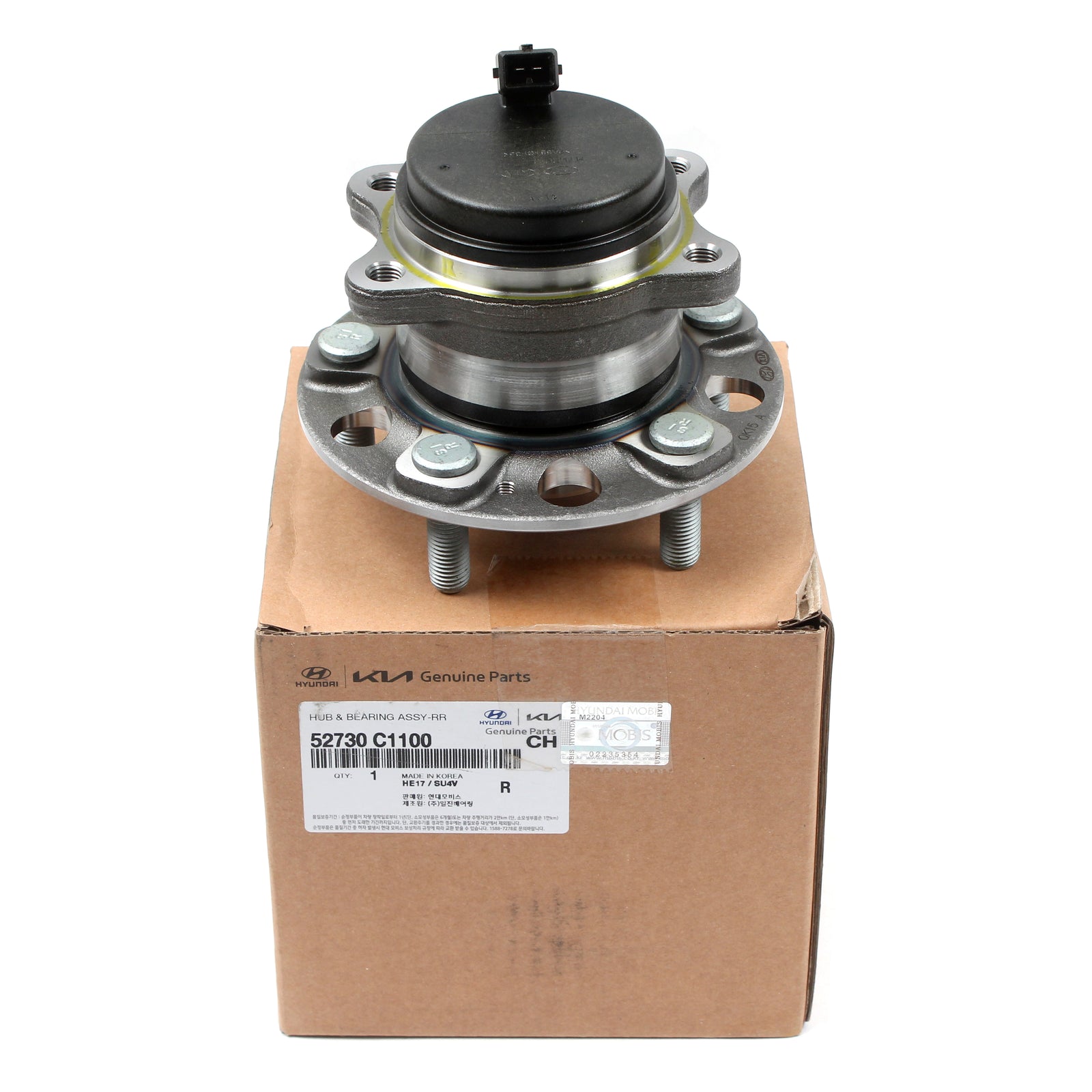 GENUINE REAR Wheel Hub & Bearing for 15-22 Sonata Tucson Veloster N 52730C1100